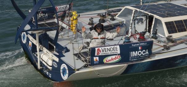 dinelli-finishing-10th-in-vendee-globe Raphael Dinelli Finishing Vendee Globe Race (Photo By OLIVIER BLANCHET / DPPI / Vendée Globe)
