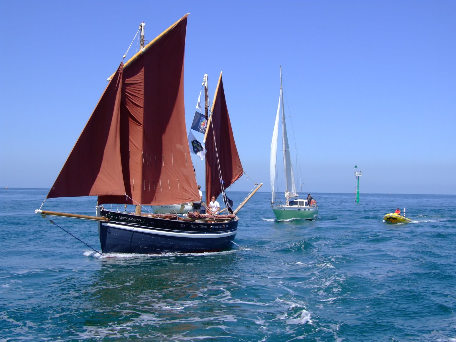 Spirit of Mystery Heading To Port (Photo By Colin Merry)