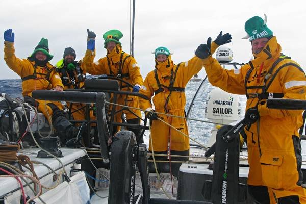 green-dragon-crew-st-patricks-day-just-before-cape-horn Green Dragon Crew Prior To Cape Horn (Guo Chuan/Green Dragon Racing/Volvo Ocean Race)