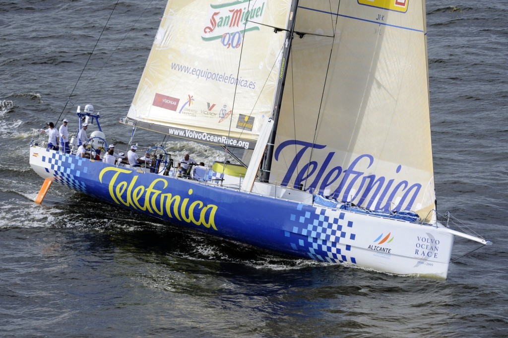 Telefonica Blue In-Port Race Winner (Photo By Rick Tomlinson/Volvo Ocean Race)
