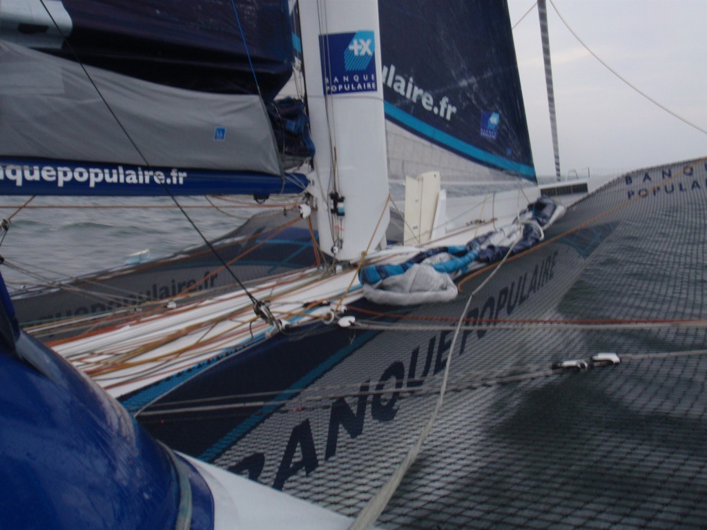 Banque Populaire Sets Out From Ambrose Light In New York (Photo by BFBP/Team Banque Populaire) 