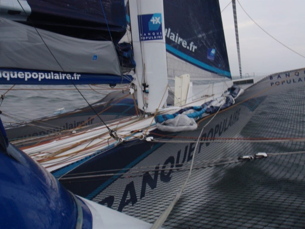 Banque Populaire Sets Out From Ambrose Light In New York (Photo by BFBP/Team Banque Populaire) 