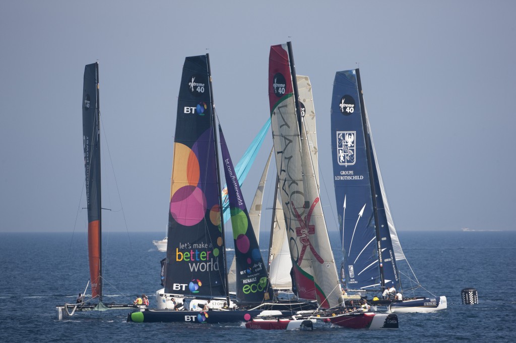 Extreme 40's Race In iShares Cup In Hyeres, France (Photo by Lloyd Images / Oman Sail)