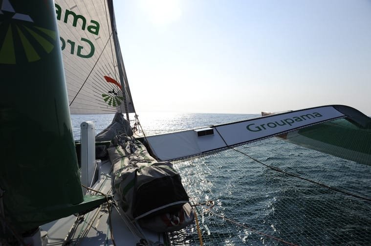 groupama-3-on-the-way-to-new-york-by-loic-dorez Groupama 3 On The Way To New York (Photo by Loic Dorez / Team Groupama)