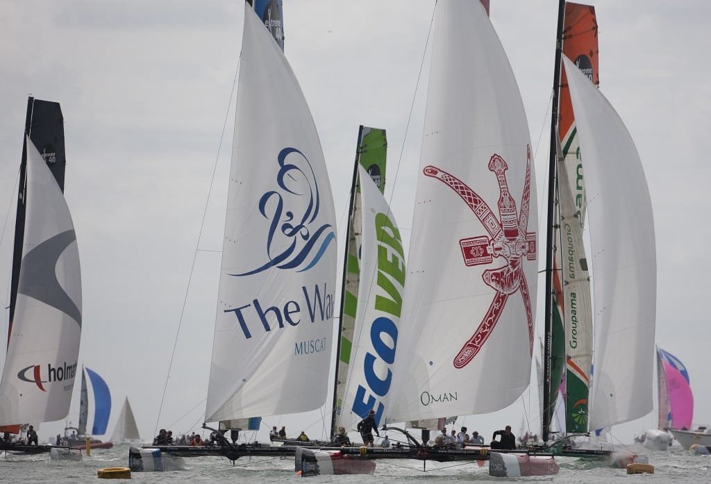 iShares Cowes iShares Cup Action (Photo by Lloyd Images)