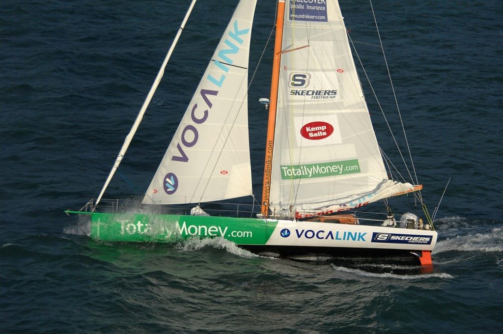 Mike Perham on His Open 50 Totallymoney.com (Photo courtesy of Totallymoney.com)