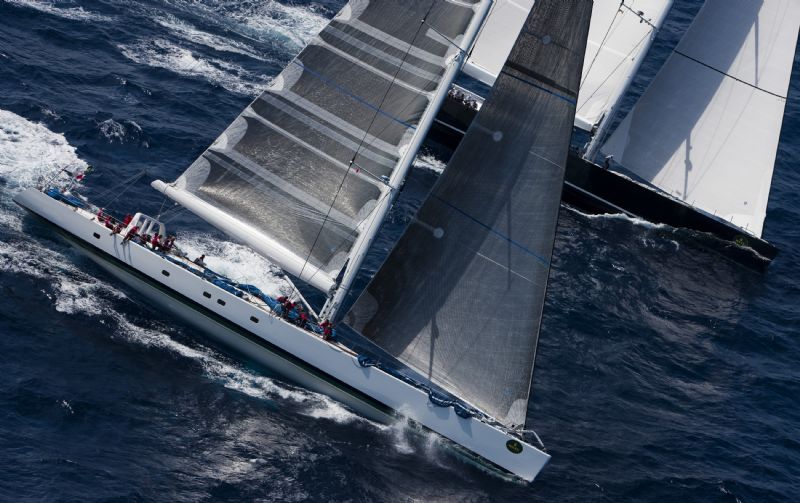 Visione In Day 2 Racing Off Porto Cervo, Italy (Photo by Carlo Borlenghi)