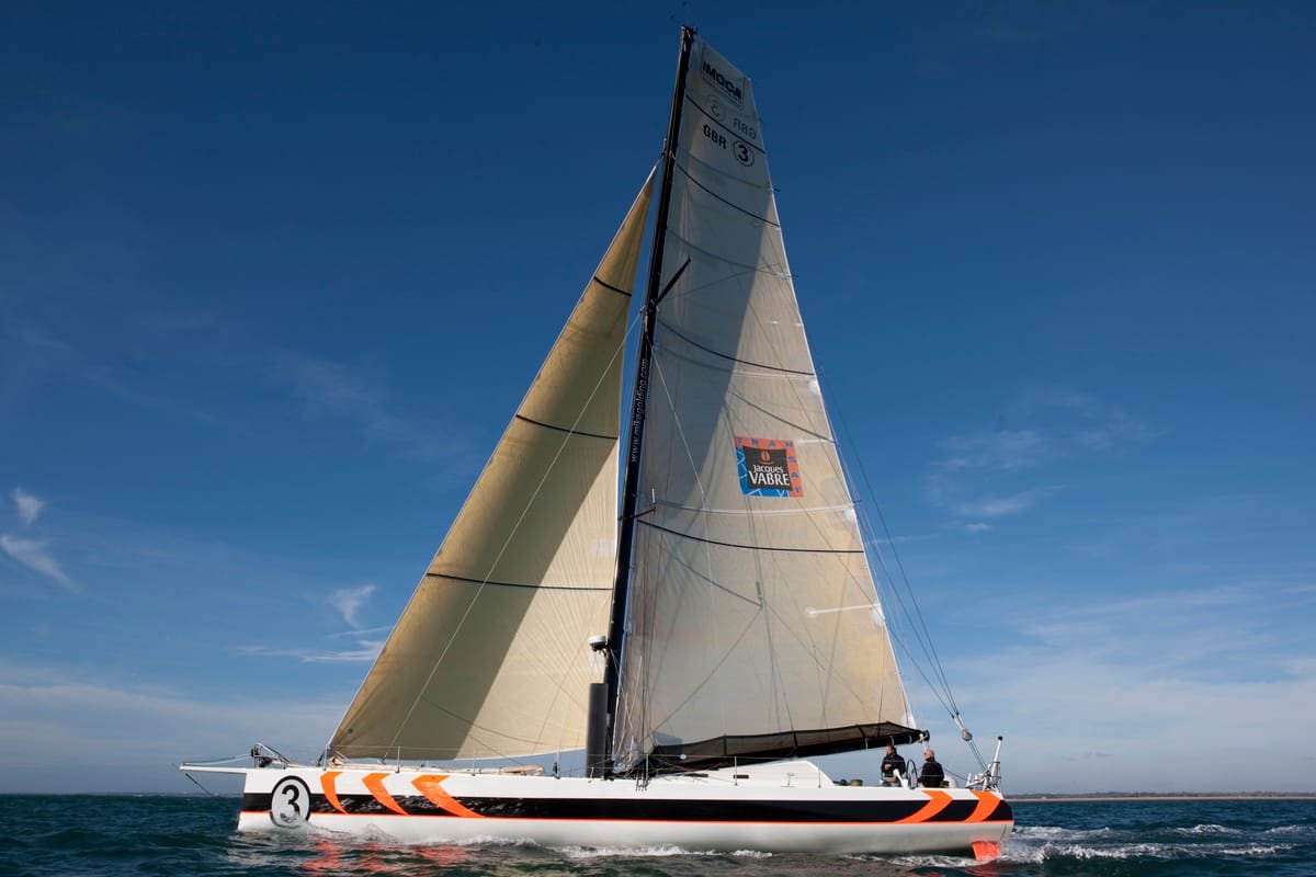 Mike Golding Yacht Racing Mike Golding Yacht Racing Coming Into Le Havre