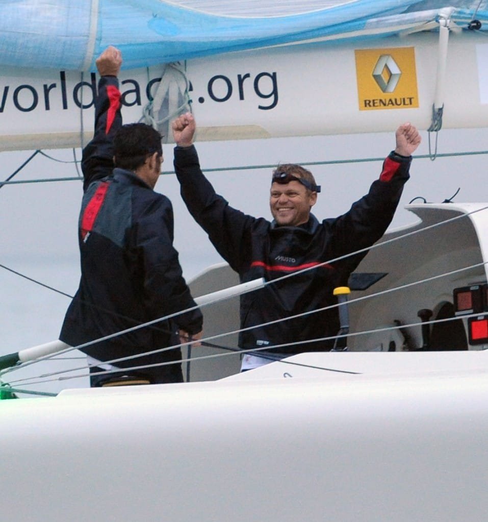 The Finish At Last Arrival At The Finish (Photo by Marcel Mochet / AFP)