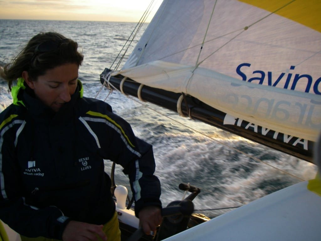 Day 11 On Aviva Dee Caffari On Day Eleven Aboard Aviva (Photo by Team Aviva)