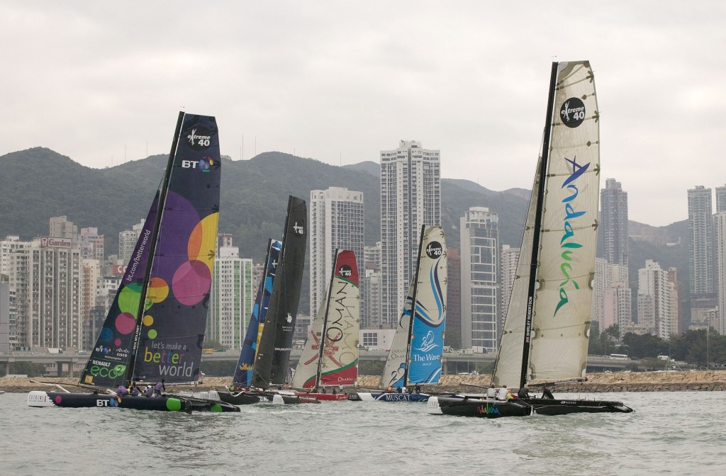 Extreme 40 Asia Series Fleet (Photo by Guy Nowell / OC Events)