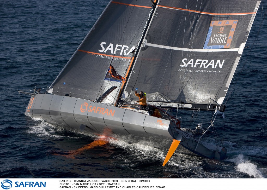 Marc Guillemot and Charles Caudrelier Benac on Safran (Photo by Jean Marie Liot / DPPI)