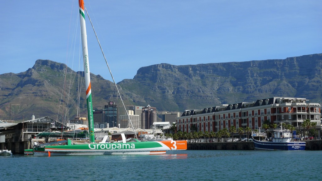 Groupama 3 In CapeTown (Photo by 