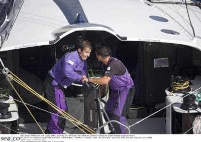 seb-and-jeff-at-start-of-transat-by-thierry-martinez Seb and Jeff At Start of Transat (Photo by Thierry Martinez / Sea&Co)