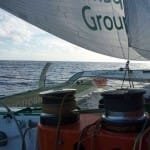 Groupama 3 Passing Into The Doldrums Tonight