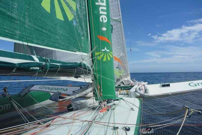groupama-3 Groupama 3 Heading For The Indian Ocean (Photo courtesy of Team Groupama)