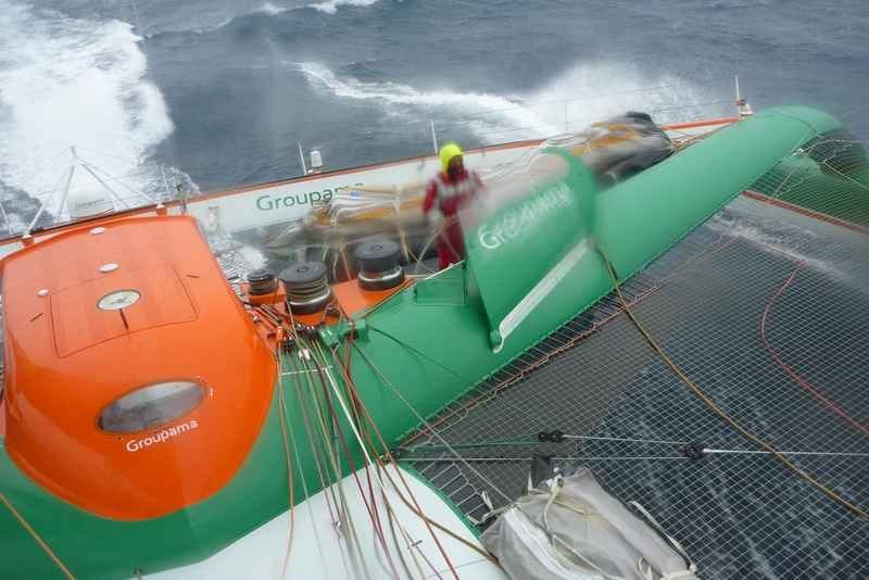 groupama-3-south Groupama 3 Crossing Indian Ocean (Photo courtesy of Team Groupama)