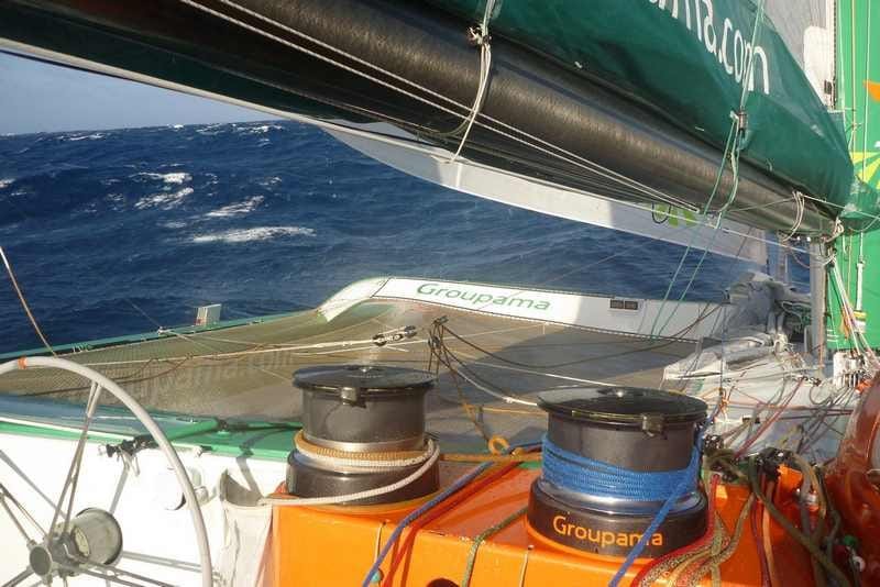 groupama-3-in-whitecaps Groupama 3 In Whitecaps (Photo Courtesy of Team Groupama)