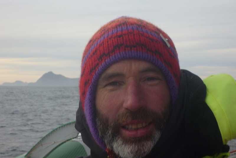 loic-le-mignon Loic Le Mingnon With Cape Horn In The Background (Photo Courtesy of Team Groupama)