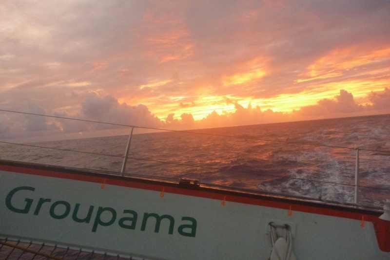 sunset-from-groupama-3 Sunset From Groupama 3 (Photo Courtesy of Groupama 3)