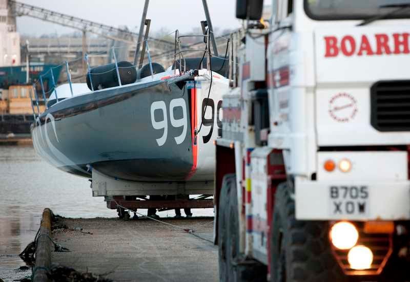 hugo-boss-move Alex Thomson's New Hugo Boss On The Move (Photo by Lloyd Images)