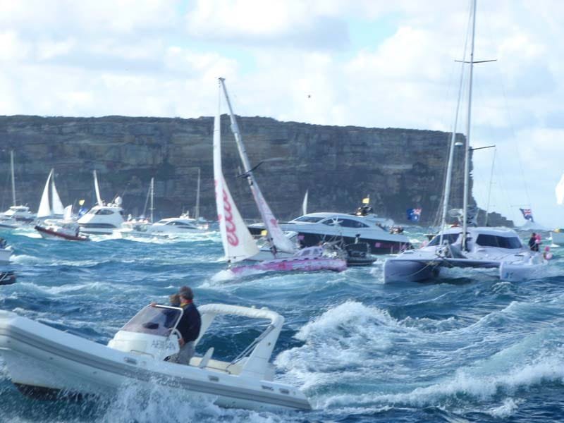 Jessica Watson Heading Into Sydney Harbour Jessica Watson Heads In Sydney Harbor (Photo by Martin Pryor)