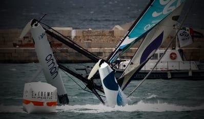 image_capsize Extreme 40 Muscat Capsizing (Photo courtesy of Extreme Sailing Series)