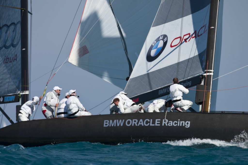 RC 44 BMW Oracle In Miami (Photo by Gilles Martin-Raget / BMW Oracle )