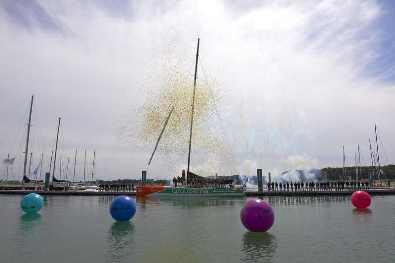 Groupama VOR70 Groupama VOR70 Christened in Lorient, France (Photo by Studio Zedda)