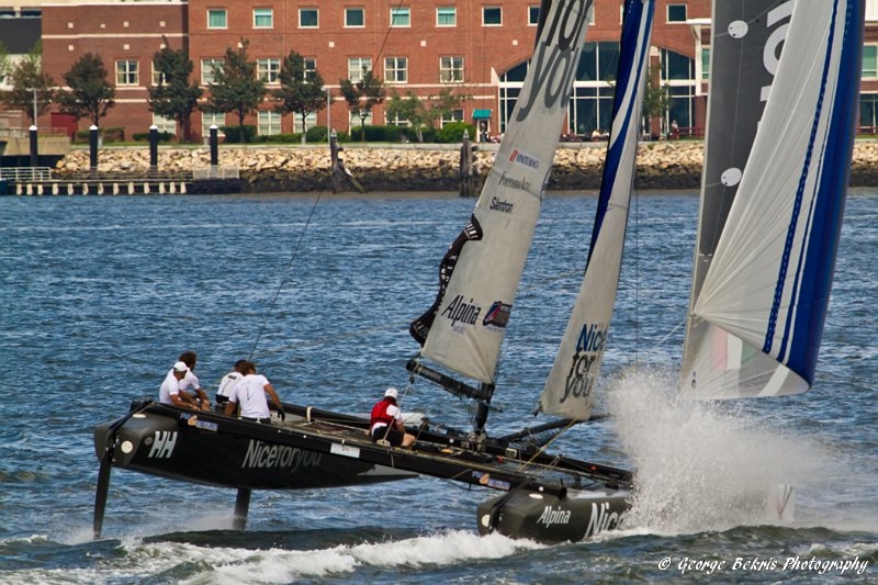 Extreme Sailing in Boston (Photo by George Bekris)