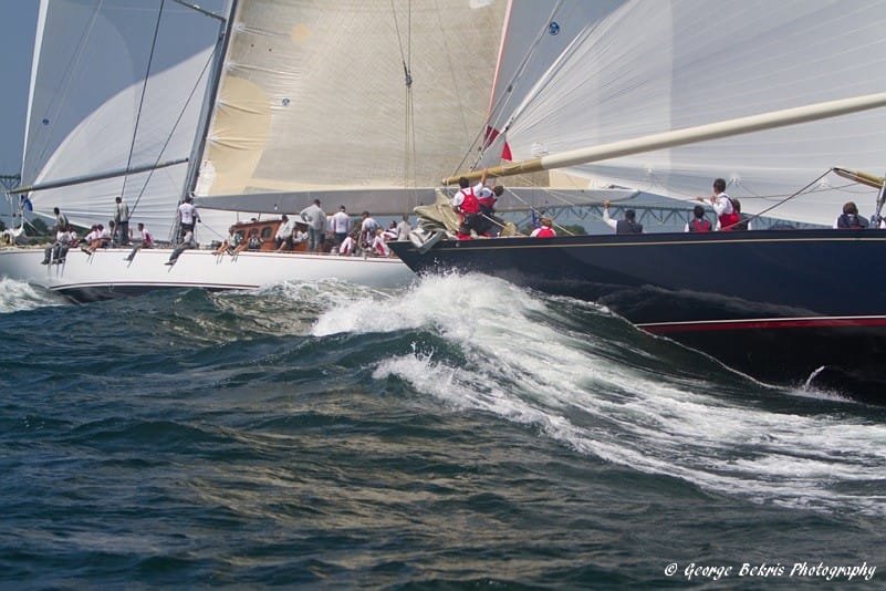 Ranger and Velsheda Ranger and Velsheda in the J-Class Regatta (Photo by George Bekris)