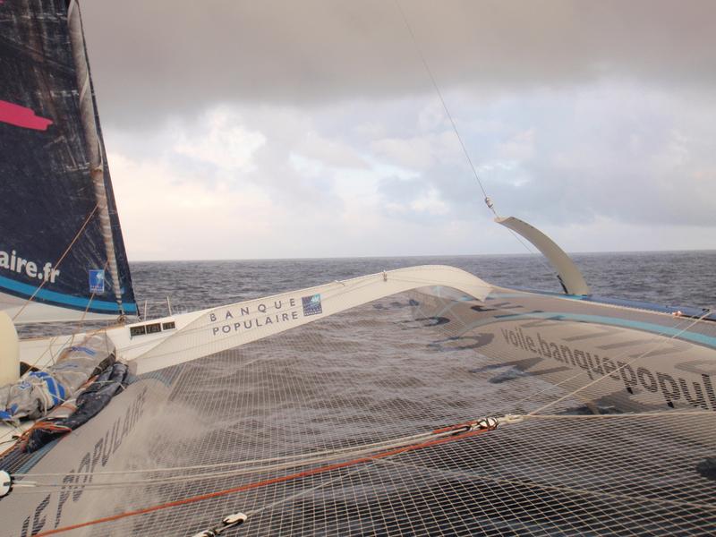 Banque Populaire V enters the North Atlantic (Photo courtesy of BPCE)