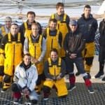 Loïck Peyron and The Crew Of Maxi Trimaran Banque Populaire V Take The Jules Verne Trophy