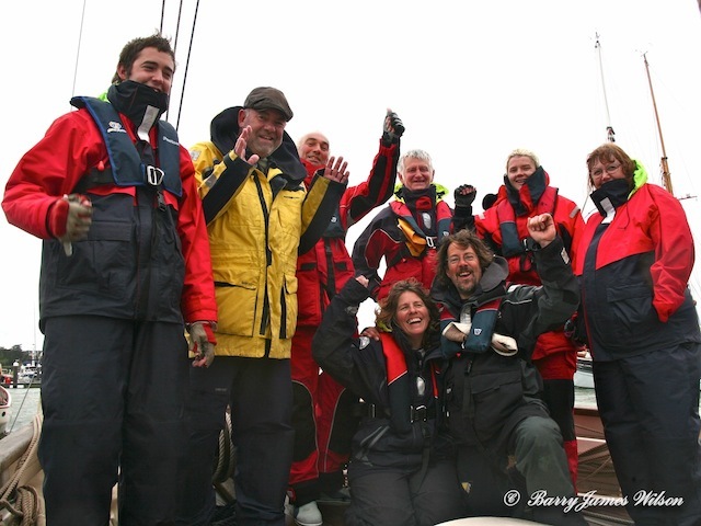 The crew of the Amelie Rose (Photo by Barry James Wilson)