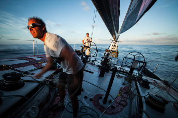 Onboard PUMA Ocean Racing powered by BERG during leg 6 of the Volvo Ocean Race 2011-12, from Itajai, Brazil, to Miami, USA. (Photo by  Amory Ross/PUMA Ocean Racing/Volvo Ocean Race)