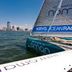 Musandam Sailing in New York Harbor (Photo by George Bekris)