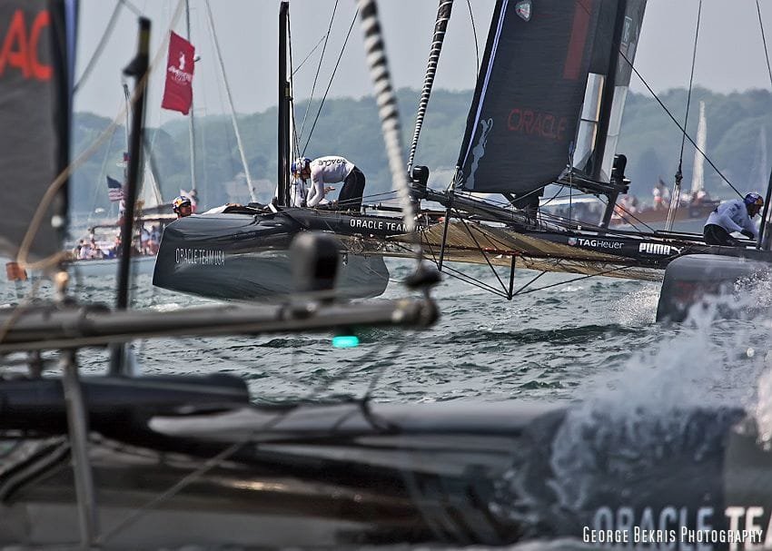 Oracle Team USA Spithill by George Bekris Oracle Team USA Spithill (Photo by George Bekris)