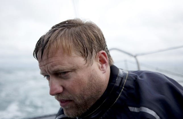 Alex Thomson near Cape Horn