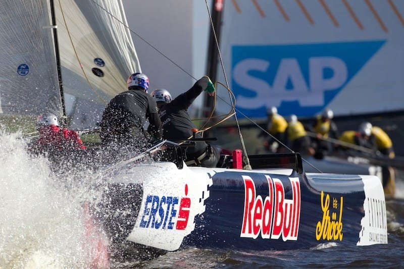 Red Bull Sailing Team Cardifff by Lloyd Images