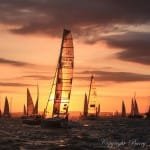 Round the Island yacht racesunrise by Barry James Wilson Round the Island yacht racesunrise by Barry James Wilson
